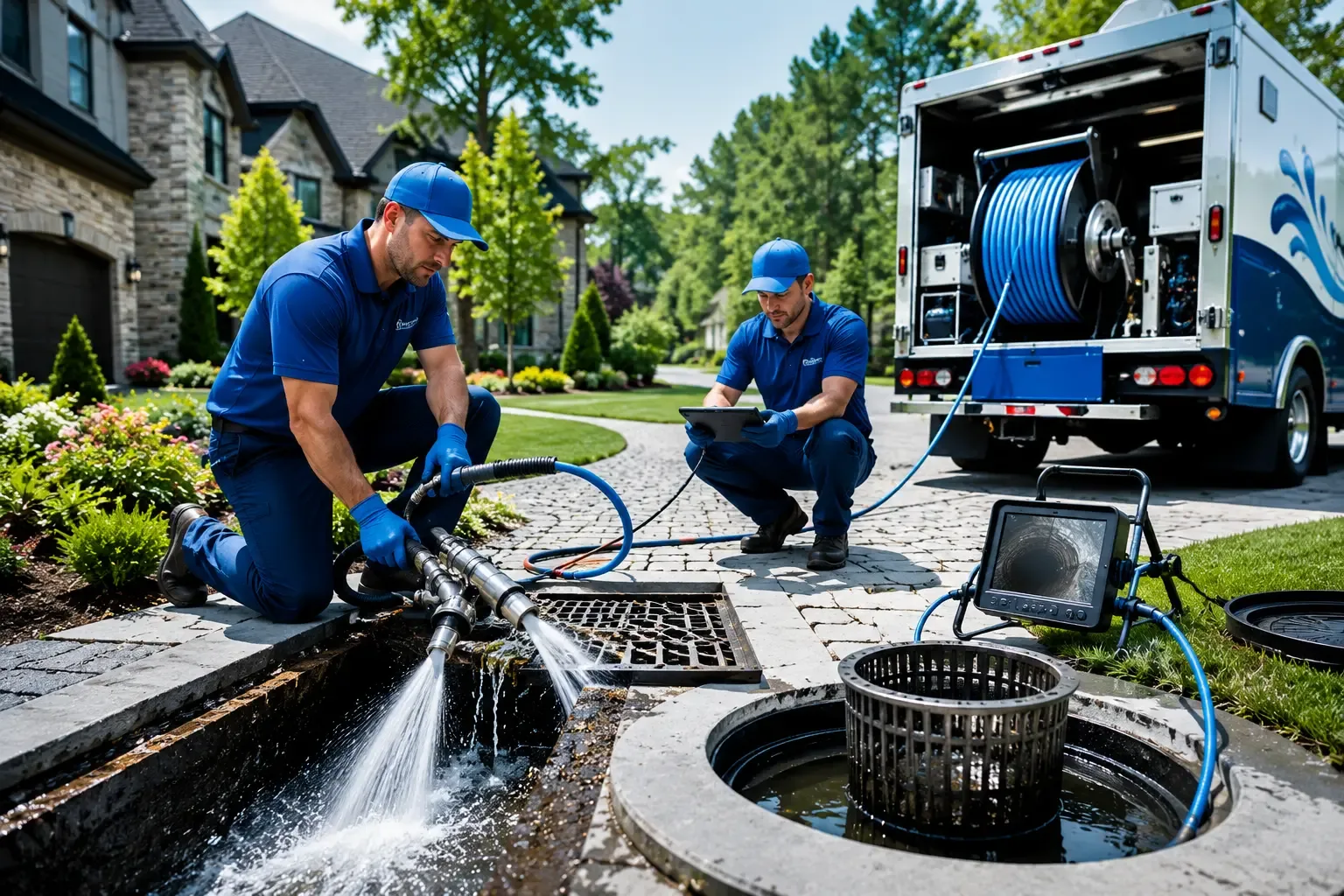 Local outdoor drain cleaning professionals in Wolflake, IN